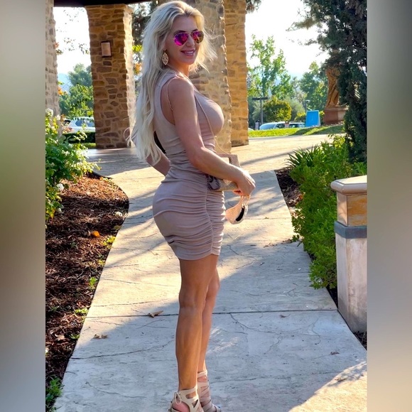 Superdown Darlene one shoulder ruched dress - Picture 9 of 10